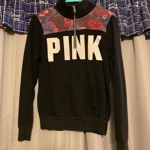 Floral Quarter Zip 🌺